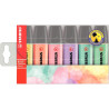 Pochette de 6 stabilos PASTEL